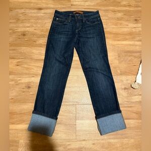 Joe's Jeans Dark Blue Cropped Denim
